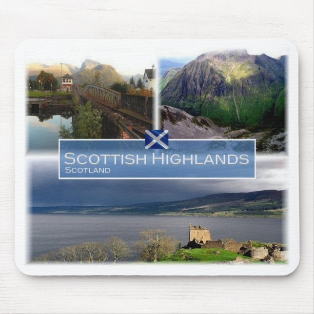 Mousepad GB Reino Unido - Escócia - Scottish Highlands (Frente)