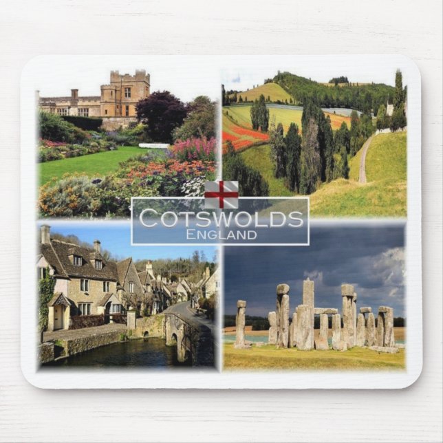 Mousepad GB Reino Unido - Inglaterra - The Cotswolds - (Frente)