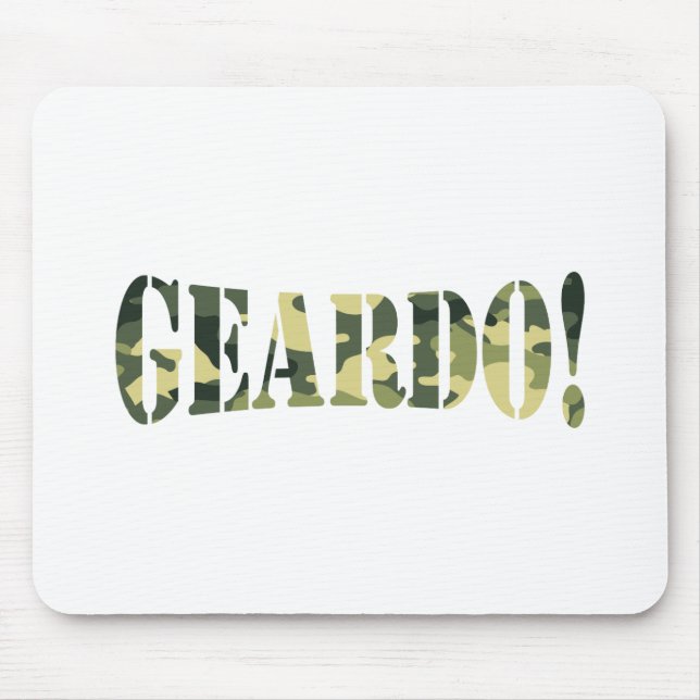 MOUSEPAD GEARDO! CAMO/CAMOUFLAGE (Frente)