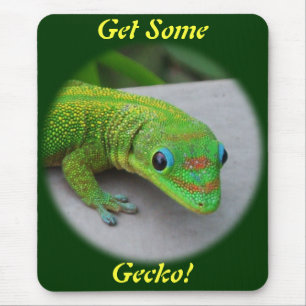 Mousepad Gecko do Dia da Pó Dourado - Audiência e Gecko