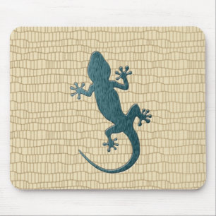 Mousepad Geco verde no réptil