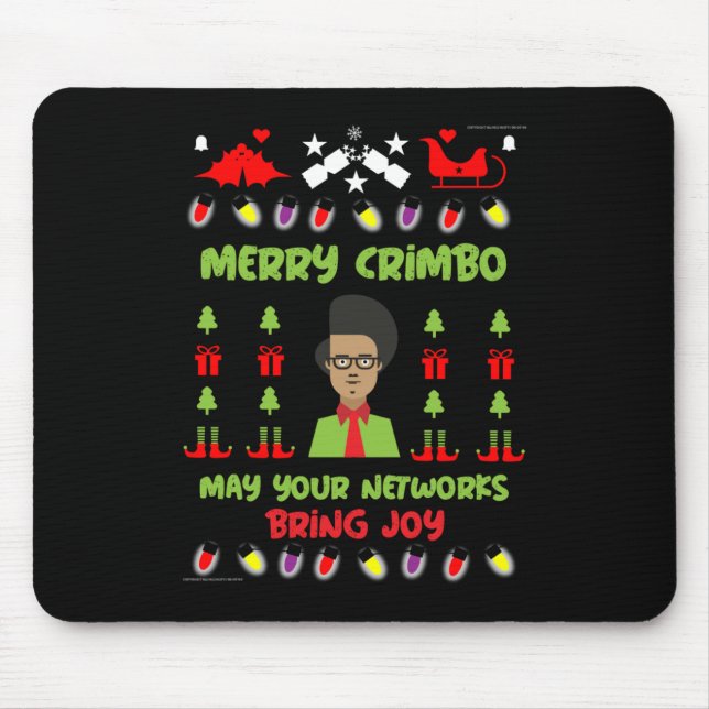 Mousepad GEEK de Departamento de TI Xmas (Frente)