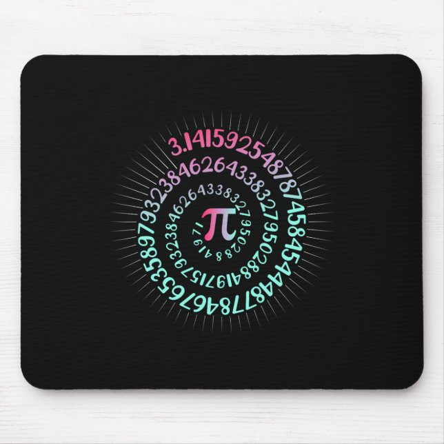 Mousepad Geek De Nerd De Matemática Pi Day 3.1415 Irraciona (Frente)