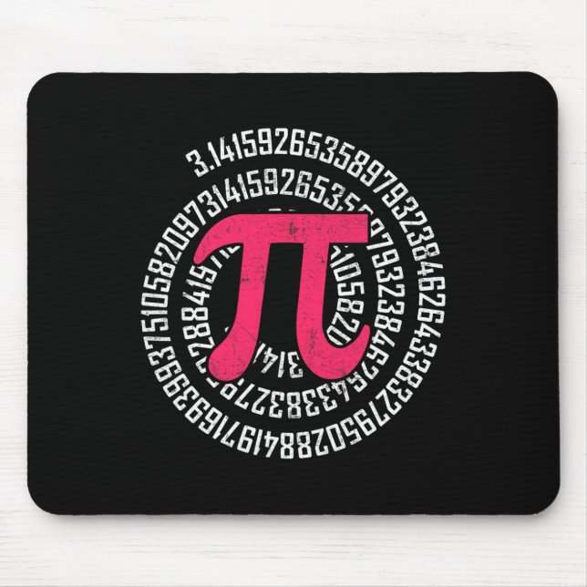 Mousepad Geek De Nerd De Matemática Pi Day 3.1415 Irraciona (Frente)