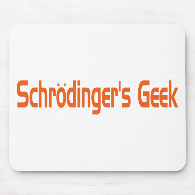 Mousepad Geek de Schrodinger (Frente)