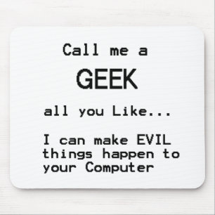 Mousepad Geek do computador