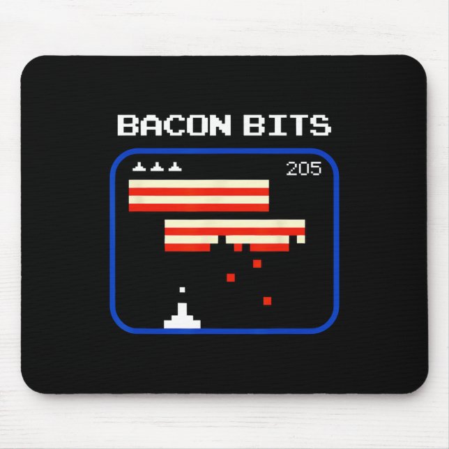 Mousepad Geek do Jogador de Vídeo de 8 bits Con Engraçado N (Frente)