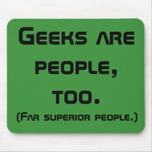 Mousepad Geeks São Pessoas, Muito Bloco De Bocal