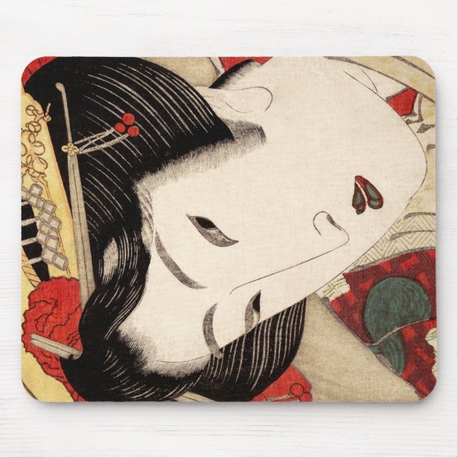 Mousepad Geisha Fine Art Japonês (Frente)