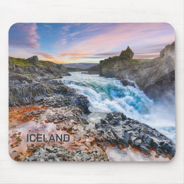 Mousepad Geitafoss Waterfall, Islândia (Frente)