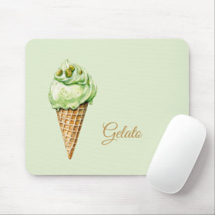 Mousepad Gelato de Sorvete de Hortelã Aniversário