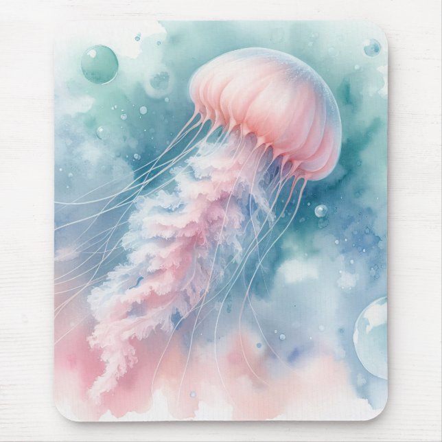 Mousepad Geleia Rosa Delicada (Frente)