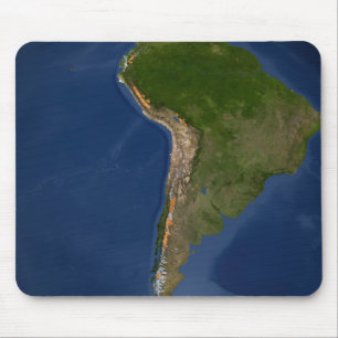 Mousepad Geleiras nas regiões de Ámérica do Sul