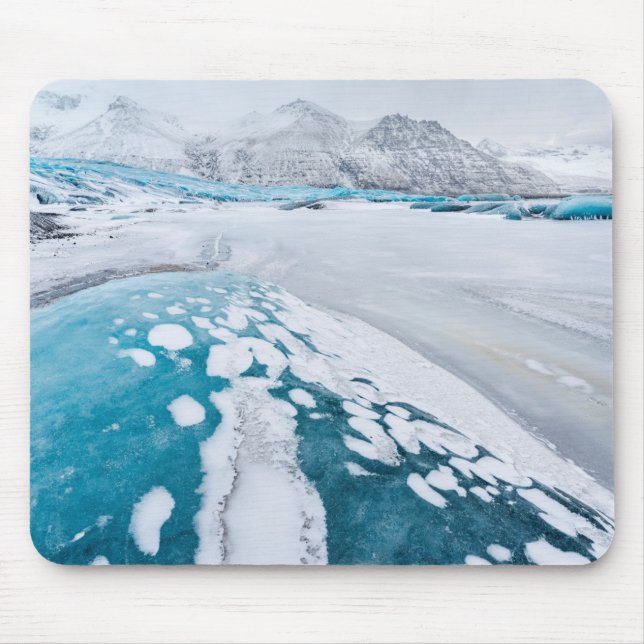Mousepad Gelo de glaciar congelado, Islândia (Frente)