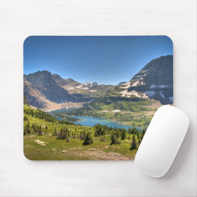 Mousepad Gelo e neve | Glacier National Park, Montana (Com mouse)