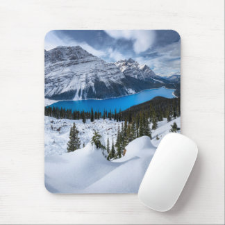 Mousepad Gelo e neve | Peyto Lake, Rockies canadianos
