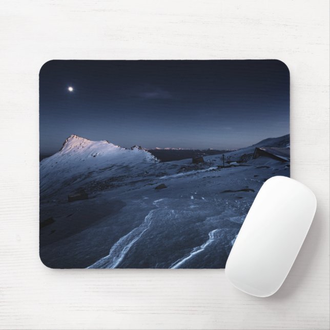 Mousepad Gelo e neve | Planalto de Kiso-Komagatake, Alpes d (Com mouse)