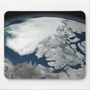 Mousepad Gelo marinho ártico acima de America do Norte