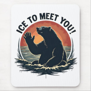 Mousepad Gelo Para Encontrar Seu Presente De Natal De Urso