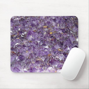 Mousepad Gem de Cristal Ametist Espumante - Geodo Roxo