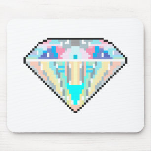 Mousepad Gema de diamante de arte em pixel
