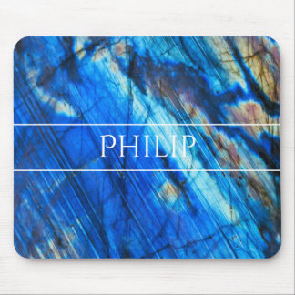 Mousepad Gema mineral da labradorite elegante na moda