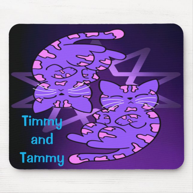 Mousepad Gemini Roxo Personalizável Decagrem Roxo (Frente)