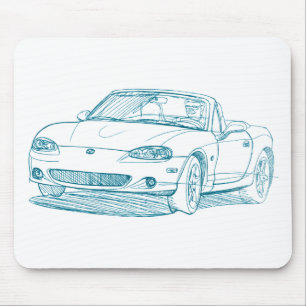 Mousepad Gen de Maz Miata MX5 ò
