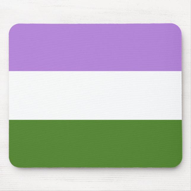 Mousepad Genderqueer Pride (Frente)