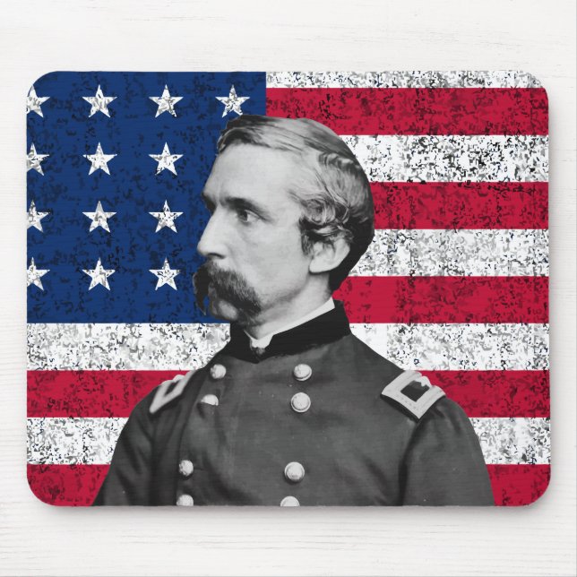 Mousepad General Chamberlain e a bandeira americana (Frente)