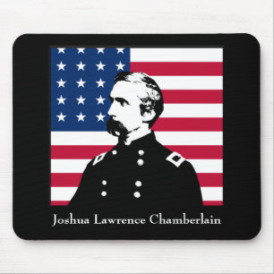 Mousepad General Chamberlain e a bandeira americana