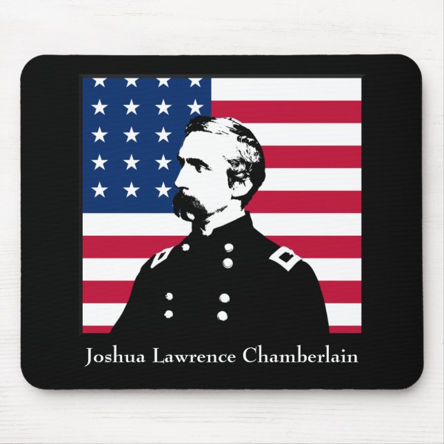 Mousepad General Chamberlain e a bandeira americana (Frente)