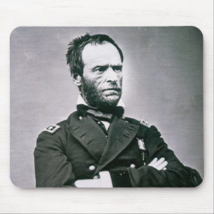 Mousepad General William T. Sherman (1820-91) (foto de b/w)