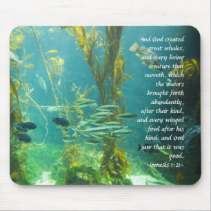 Mousepad Gênesis 1:21 Pacific Kelp