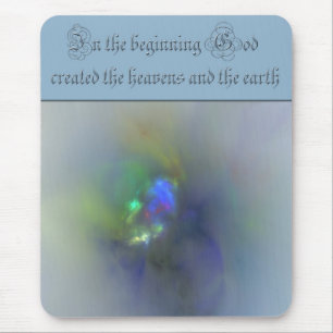 Mousepad Gênesis 1 No começo Deus criou os céus