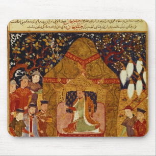 Mousepad Genghis Khan em sua barraca pelo al-Ruído de