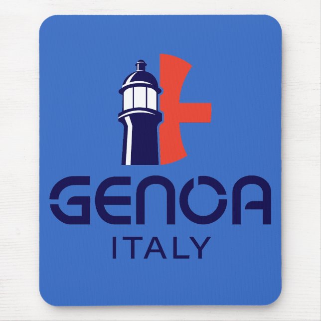 Mousepad Genoa Italy Europe (Frente)