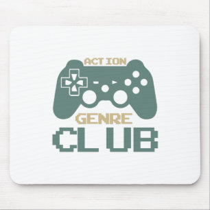 Mousepad Genre de Ação Club-Gaming-Jogo-Jogo-Engraçado