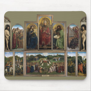Mousepad Gent Altarpaper, Van Eyck Brothers