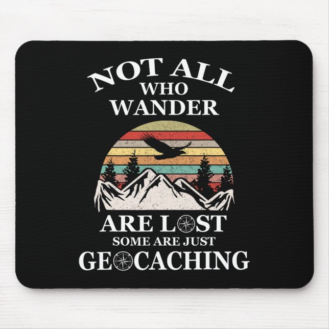 Mousepad Geocaching Product (Geocaching) Nem Todos Que Vagu (Frente)