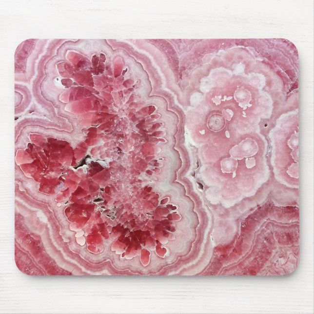 Mousepad Geodo Cristal Rosa (Frente)