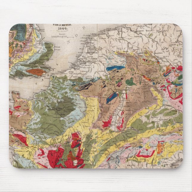 Mousepad Geologia da Europa (Frente)