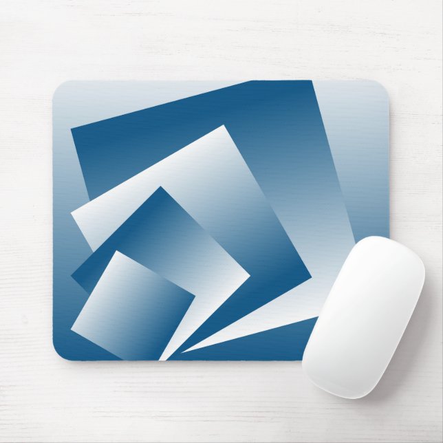 Mousepad Geometria azul-teal (Com mouse)