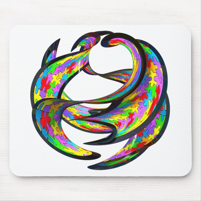 Mousepad Geometria impossível (Frente)