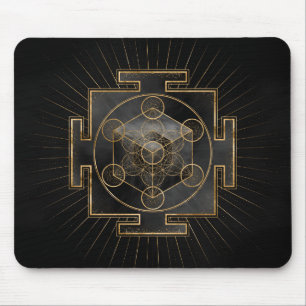Mousepad Geometria Sagrada do Cubo Sri Yantra
