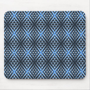 Mousepad Geometricamente Azul...  .
