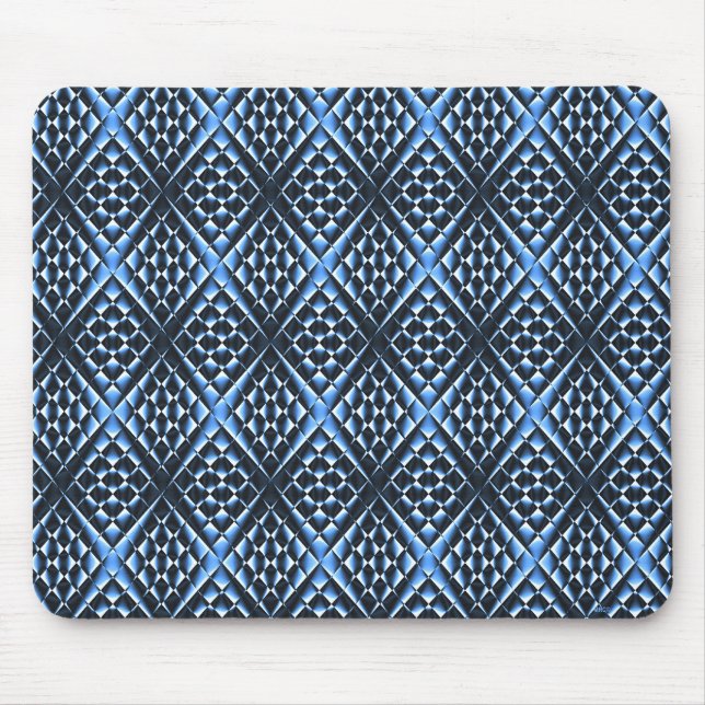 Mousepad Geometricamente Azul.... (Frente)