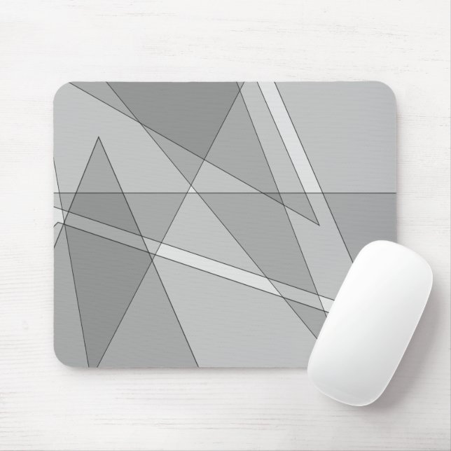 Mousepad Geométrico cinza (Com mouse)