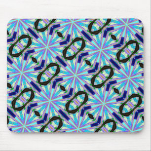 mousepad geométrico corajoso do design do preto