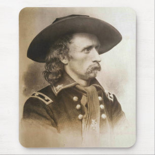 Mousepad George Armstrong Custer cerca dos 1860s